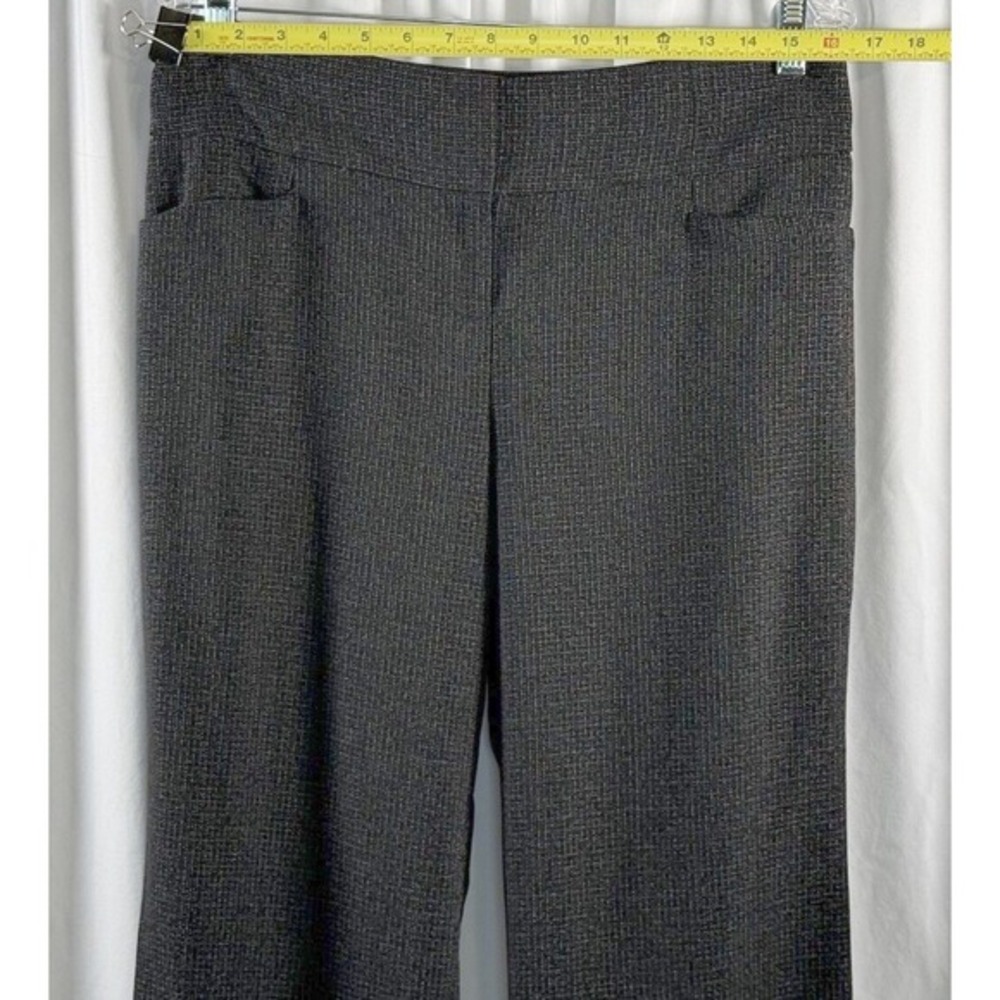 The Limited Cassidy Gray Black Textured Dress Pants Straight Leg 10 Preppy 76-21 - Picture 4 of 14